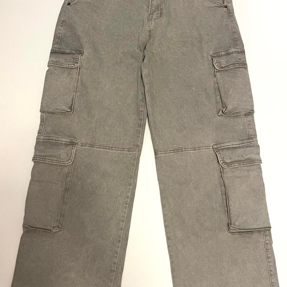 Smoke & Ash Premium Gray Denim Streetwear jeans Men's 34X30 Stretch